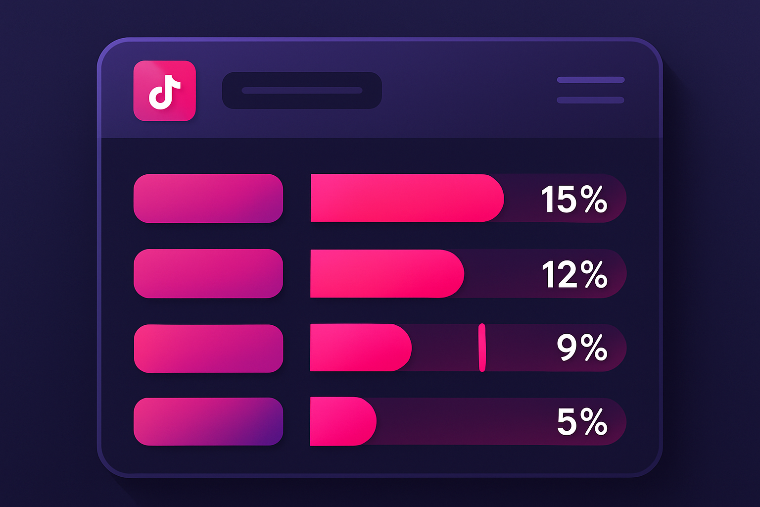 TikTok engagement rate benchmarks for different follower tiers